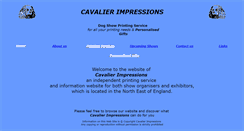 Desktop Screenshot of cavalierimpressions.co.uk